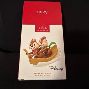 Disney Keepsake Chip and Dale Red Ornament